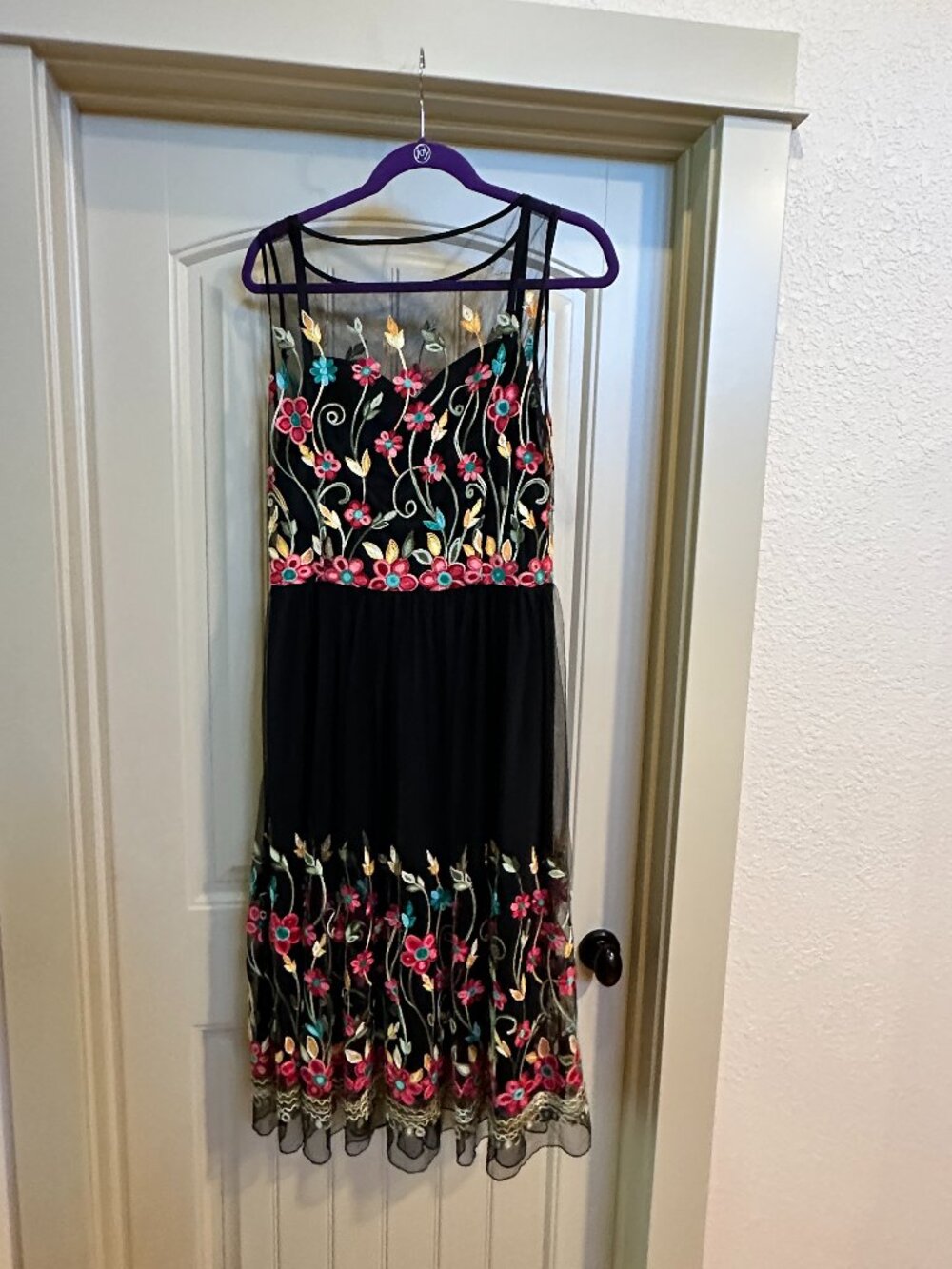 Voodoo Vixen Mesh Overlay Sweetheart Neckline Dress - XXL (12-14)